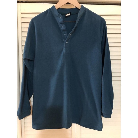 Vintage Early Winters Fleece Jacket Women’s Size Medium Blue 3/4 Snaps - Picture 1 of 5